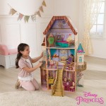 Casuta fermecata Printesa Belle Disney Princess - Casuta de papusi din lemn Belle Enchanted Dollhouse Kidkraft